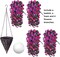 Artificial Fake Flowers Plants Hanging Baskets for Outdoor Outside
